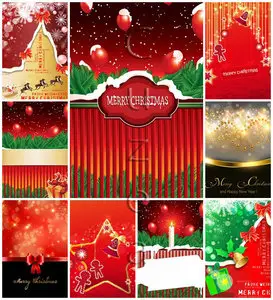 Vector - Christmas tree and decoration 2014
