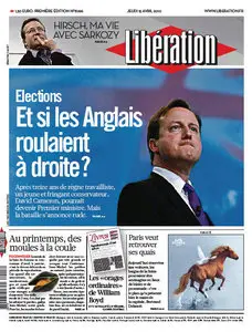 Libé du Jeudi 15 avril 2010