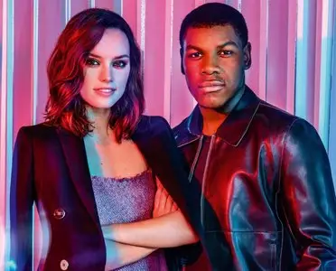 Daisy Ridley and John Boyega by Jouke Bos for ASOS Magazine December 2015