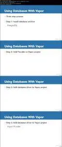 Using Vapor with SQL and NoSQL Databases