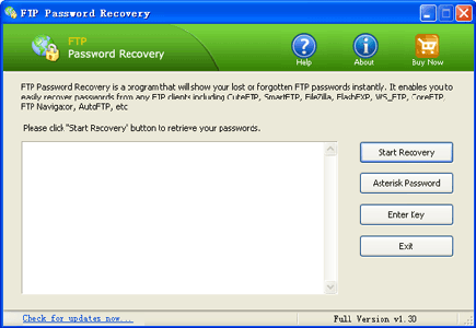 FTP Password Recovery 1.8