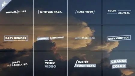 Minimal Titles | After Effects 50826174