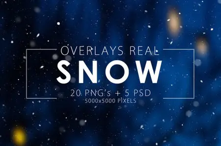 CreativeMarket - Real Snow Overlays