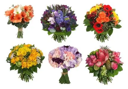 Bouquets - Clipart for Photoshop