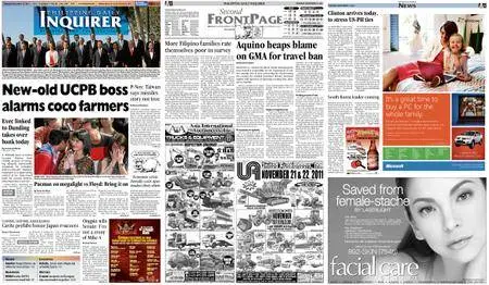 Philippine Daily Inquirer – November 15, 2011