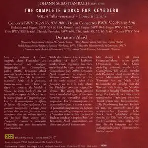 Benjamin Alard - Johann Sebastian Bach: The Complete Work for Keyboard 4 - Alla veneziana (2021)