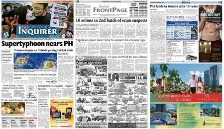 Philippine Daily Inquirer – November 06, 2013