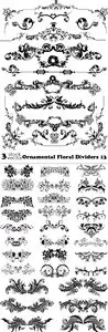 Vectors - Ornamental Floral Dividers 13