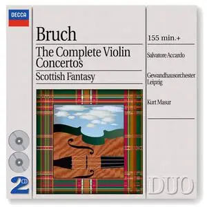 Salvatore Accardo, Kurt Masur, Gewandhausorchester Leipzig - Max Bruch: The Complete Violin Concertos (1998)
