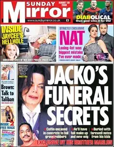 The Sunday Mirror - 30 August 2009
