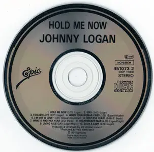 Johnny Logan - Hold Me Now (Epic EPC 451073 2) (UK & EU 1987)