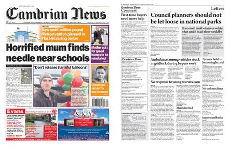 Cambrian News Arfon & Dwyfor – 12 October 2018