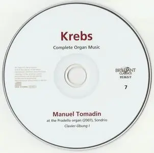 Johann Ludwig Krebs - Complete Organ Music - Manuel Tomadin (2018) {7CD Set Brilliant Classics 96363}