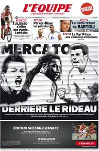 L’Equipe du Mardi 3 Septembre 2013