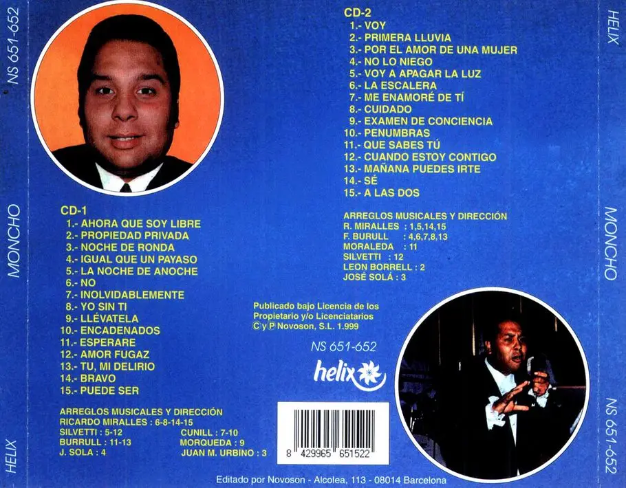 Moncho – Mis 30 Boleros favoritos (1999)