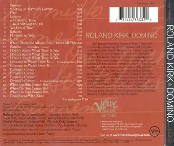 Rahsaan Roland Kirk - Domino (1962) [reissue 2000]