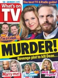What's on TV - 14 November 2015