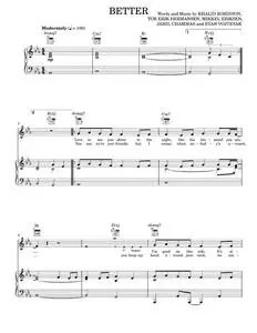 Better - Khalid (Piano-Vocal-Guitar)