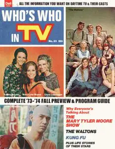 Who's Who in TV 23 Dell 1973 C2C [1973-1974 Fall Preview & Program Guide] (js-DCP