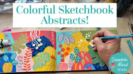 5 Colorful Sketchbook Abstracts!