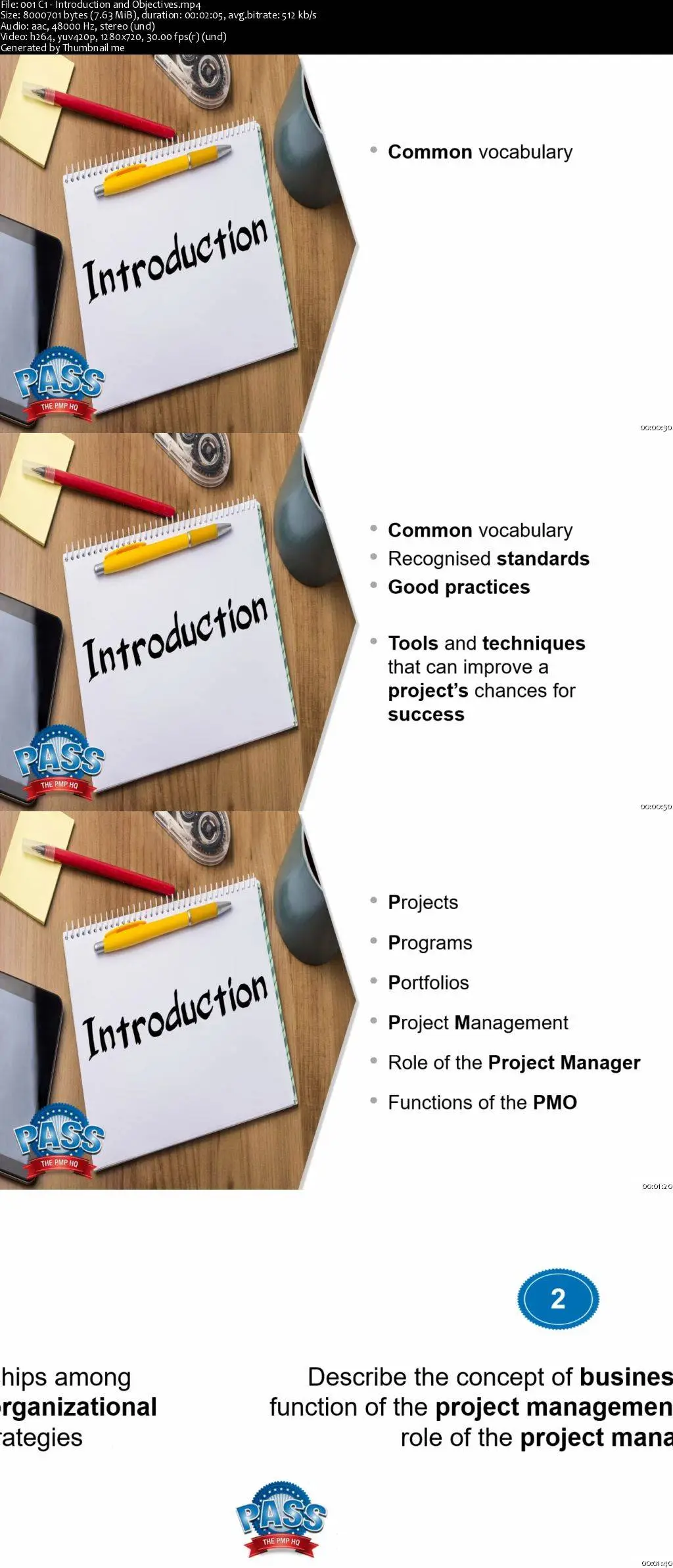 Pass the PMP Certification exam (PMBOK Chapter 1 & 2) (2016)