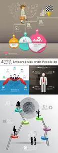 Vectors - Infographics with People 12