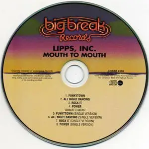 Lipps, Inc. - Mouth To Mouth (1979) {2012 Big Break}