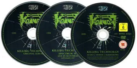 Voïvod - Killing Technology (2017, Deluxe Edition, 2CD+DVD)