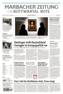 Marbacher Zeitung - 29. April 2019