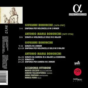 Marco Ceccato, Accademia Ottoboni - Giovanni & Antonio Maria Bononcini: Cello Sonatas (2022)