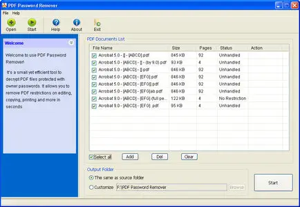 PasswordUnlocker PDF Password Remover 5.0.0
