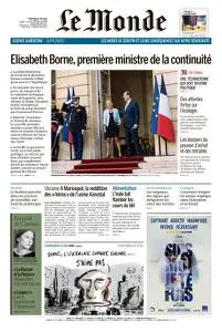 Le Monde du Mercredi 18 Mai 2022