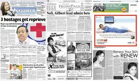Philippine Daily Inquirer – April 01, 2009