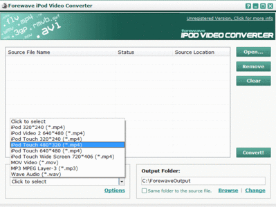 Forewave Video/Audio/Ipod Converter 2.0