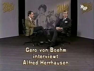 Wortwechsel: Gero von Boehm im Gespräch mit Alfred Herrhausen