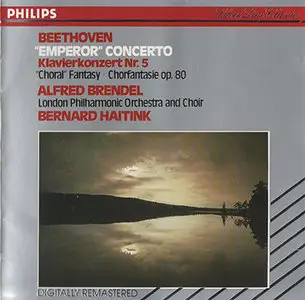Beethoven - Brendel, Haitink - Piano Concerto No. 5, Choral Fantasy (1977, 80's reissue, Philips # 420 347-2) [Repost]