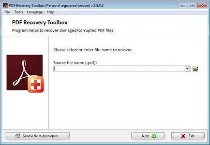 PDF Recovery Toolbox 2.5.3.0 Multilingual