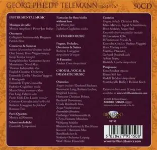 Georg Philipp Telemann: Telemann Edition (50CDs) [2015]