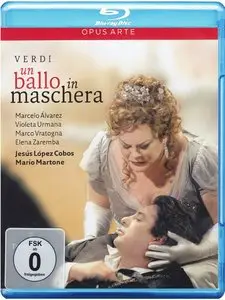 Jesus Lopez-Cobos, Orchestra of the Teatro Real, Marcelo Alvarez, Violeta Urmana - Verdi: Un Ballo in Maschera (2010) [Blu-Ray]