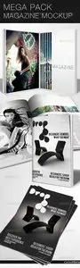 GraphicRiver Mega Pack Magazine Mock-Up