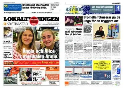Lokaltidningen Kristianstad – 22 december 2018