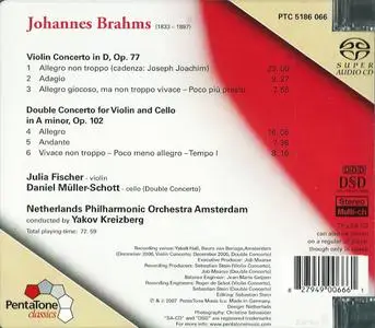 Julia Fischer, Müller-Schott - Brahms: Violin Concerto, Double Concerto (2007)