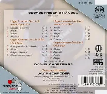 Daniel Chorzempa, Jaap Schröder, Concerto Amsterdam - Handel: Organ Concertos Vol. 1 & 2 (2002)
