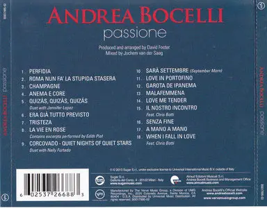 Andrea Bocelli - Passione (2013) [Deluxe Edition]