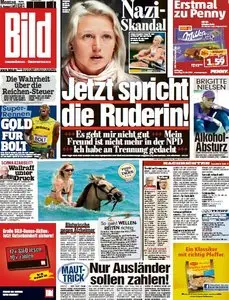 Bild Zeitung vom 06. August 2012