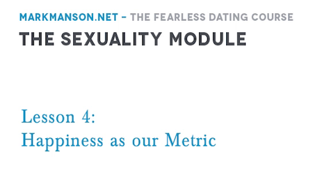 Mark Manson – The Fearless Dating Course