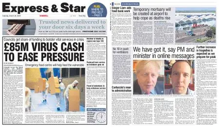 Express and Star Sandwell Edition – March 28, 2020