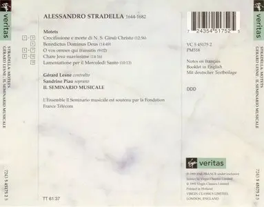 Alessandro Stradella - Motets - Gerard Lesne - Sandrine Piau - Il Seminario Musicale