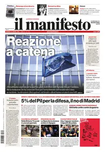 il Manifesto - 20 Giugno 2025
