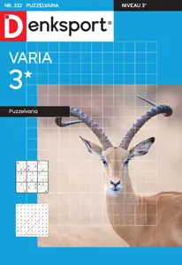 Denksport Varia 3 Puzzelvaria N.332 - 1 Oktober 2024